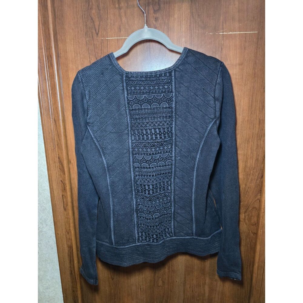 Lucky Brand Crocheted Lace Jacket Sz S EUC - Picture 5 of 5